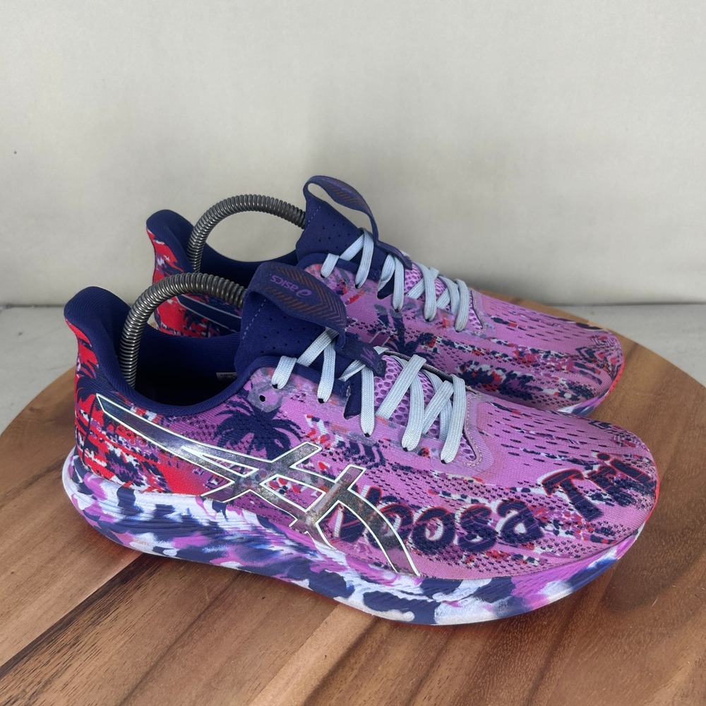 Asics Noosa Tri 14 Running Shoes Womens 9.5 Purple Pink 1012B208 Triathlon